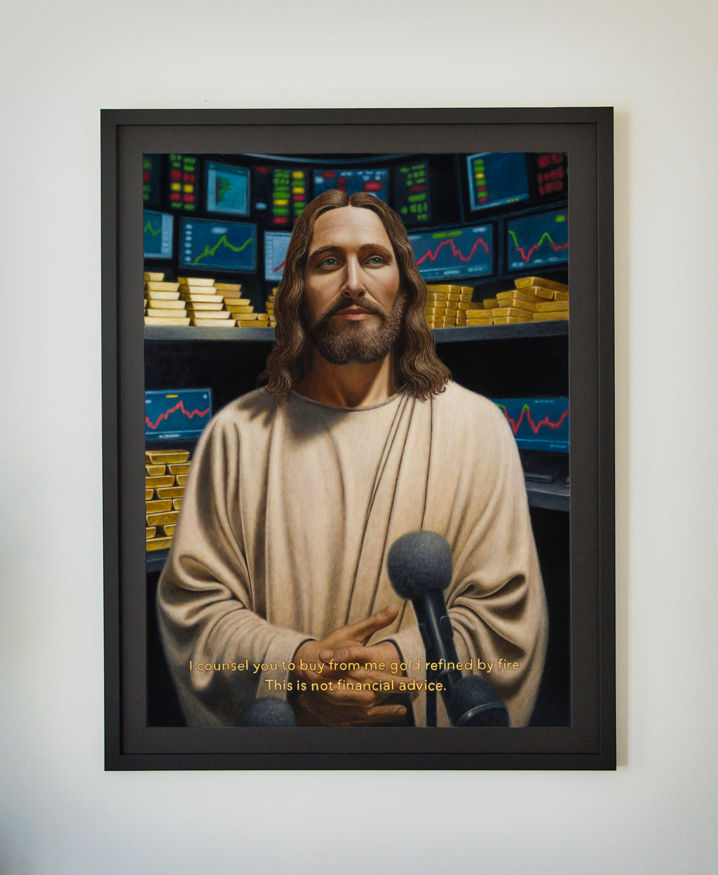 Indestructible Wealth Giclée (fine art print) Framed